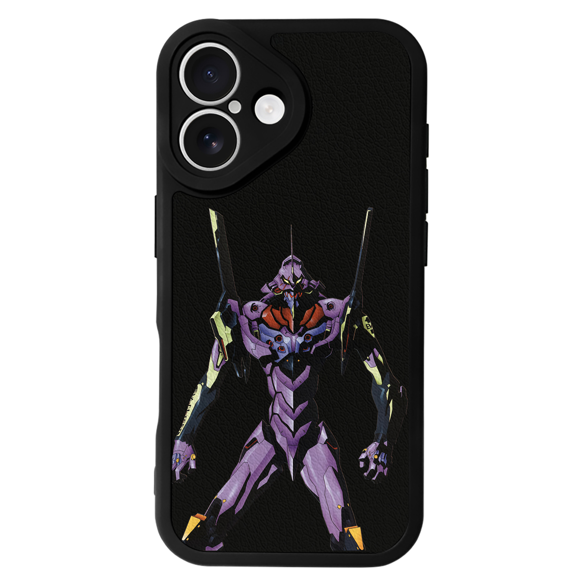（画像用） EVA 新世紀エヴァンゲリオン 【iPhone 16シリーズ対応】シリコンスマホケース（レザー調） 材質：シリコン